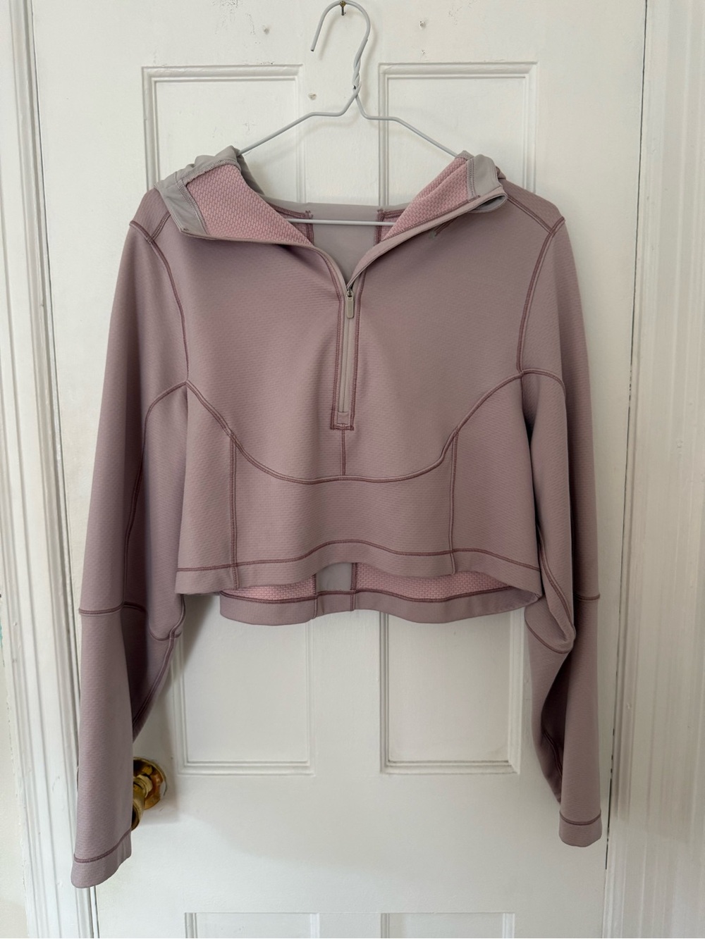 Lululemon Cropped Half-Zip Hoodie